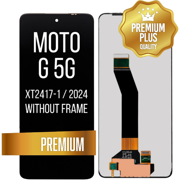 LCD Assembly without Frame for Motorola Moto G 5G (XT2417-1 / 2024) (Premium)