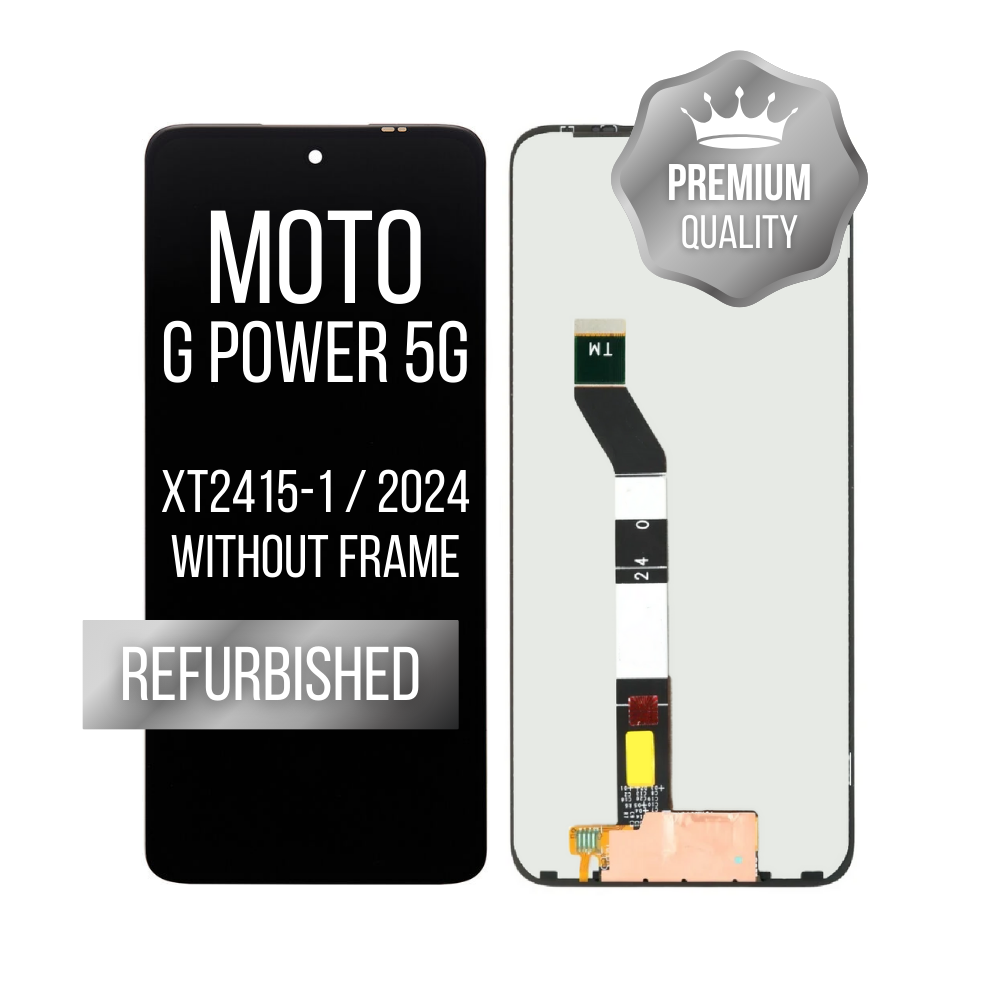 LCD Assembly without Frame for Motorola Moto G Power 5G (XT2415-1 / 2024) (Premium)