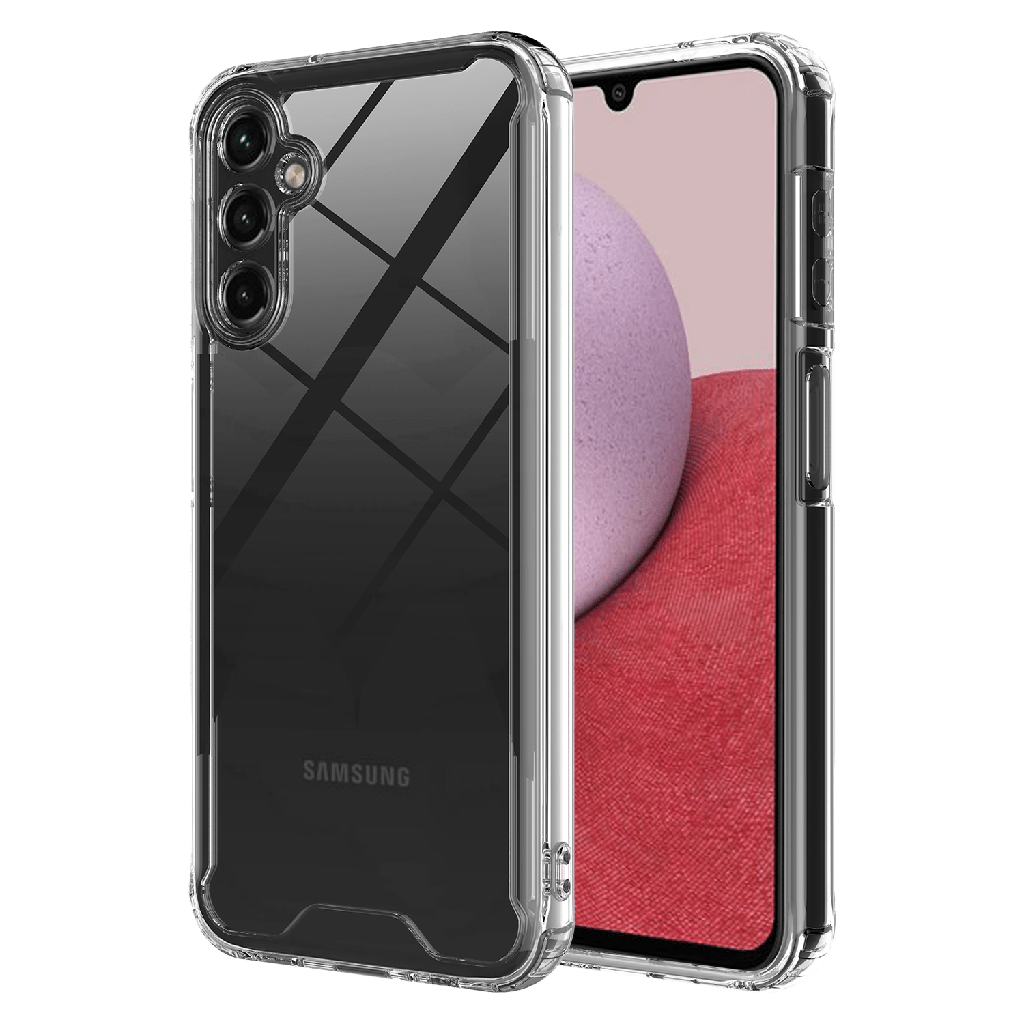 Ampd - Tpu  /  Acrylic Hard Shell Case For Samsung Galaxy A14  /  A14 5g - Clear