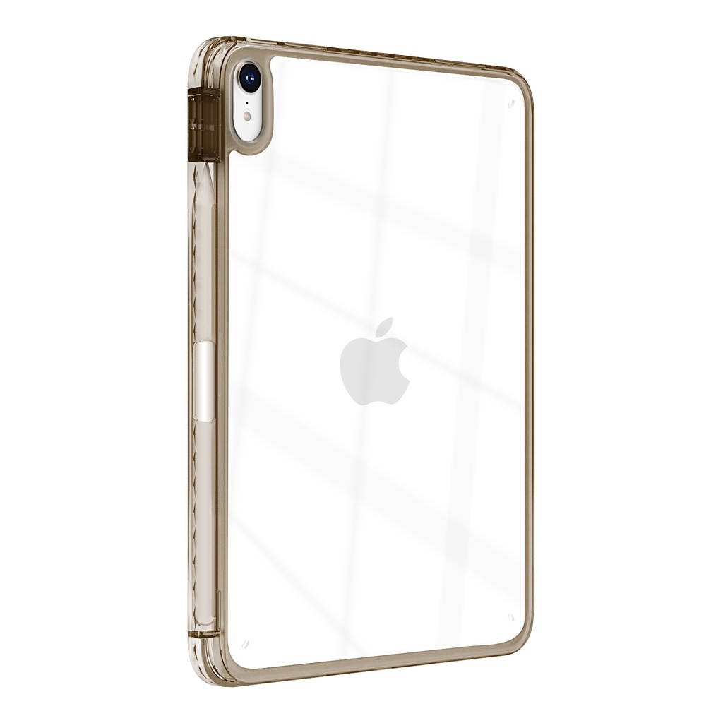 Transparent Colored Edge Case for iPad 12.9" (3rd-4th-5th Generation) & Air 13 (2024/2025) - Black