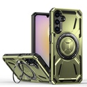 Armor Rotate Stand Case with Magsafe for Galaxy A15 - Army Green