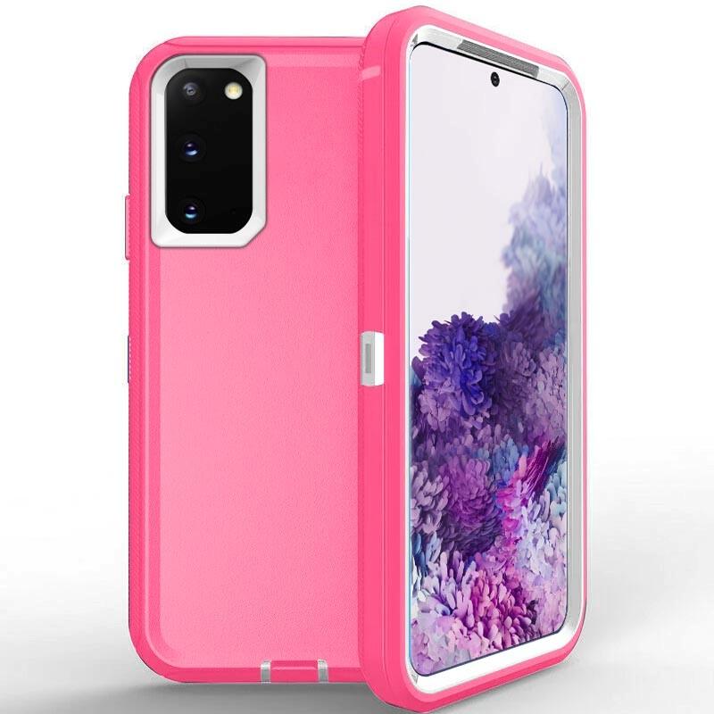 DualPro Protector Case for Galaxy A06 - Pink & White