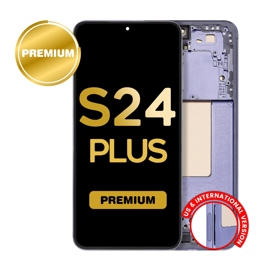 OLED Assembly for Samsung Galaxy S24 Plus (S926) with Frame - Violet (Premium)