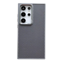 Carbon Fiber Texture Case with Magsafe for  Samsung S24 Ultra - Gray