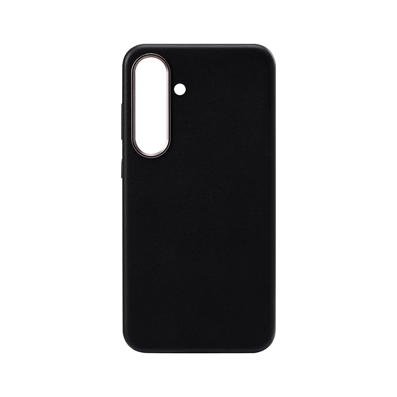 Leatherette Case with inner Magsafe for Galaxy S25 Plus / S24 Plus - Black