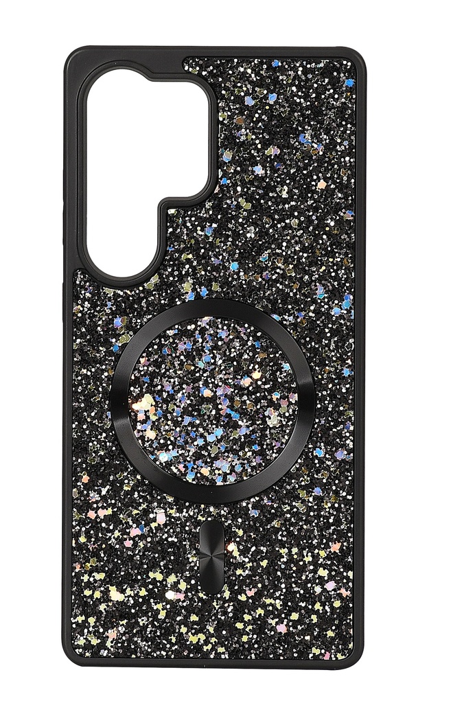 Blinged Case with Magsafe for Galaxy S25 Plus / S24 Plus - Black