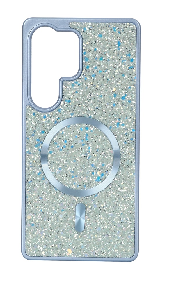 Blinged Case with Magsafe for Galaxy S25 Ultra - Blue
