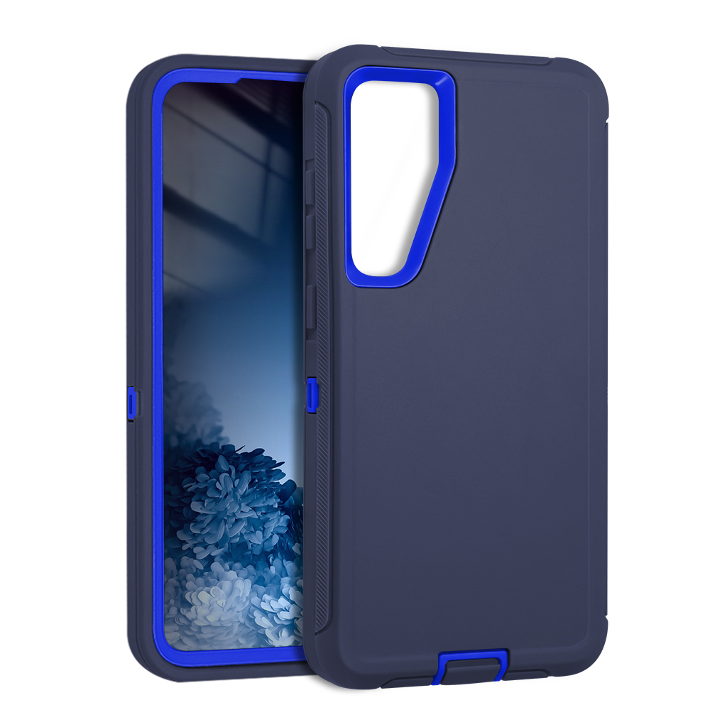  DualPro Protector Case for Galaxy S24 / S25- Dark Blue & Blue
