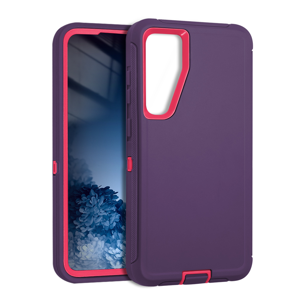  DualPro Protector Case for Galaxy  S25 Plus - Purple & Pink