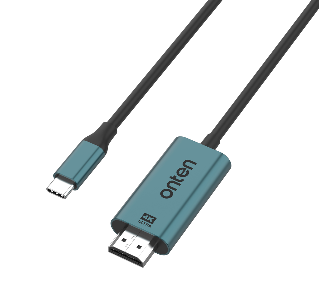 Onten UC952 2 in 3 USB-C to HDMI Cable 4K @ 30Hz (Green)