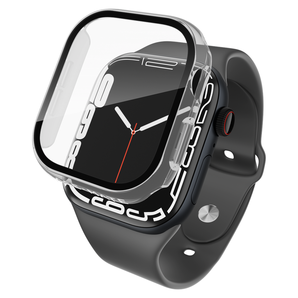 Case-mate - Tough Case With Integrated Glass Screen Protector For Apple Watch Series 10 46mm  /  Watch Series 11 46mm - Clear