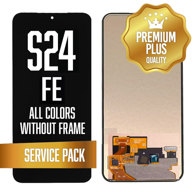 OLED Assembly for Samsung Galaxy S24 FE Without Frame - All Colors (Service Pack)