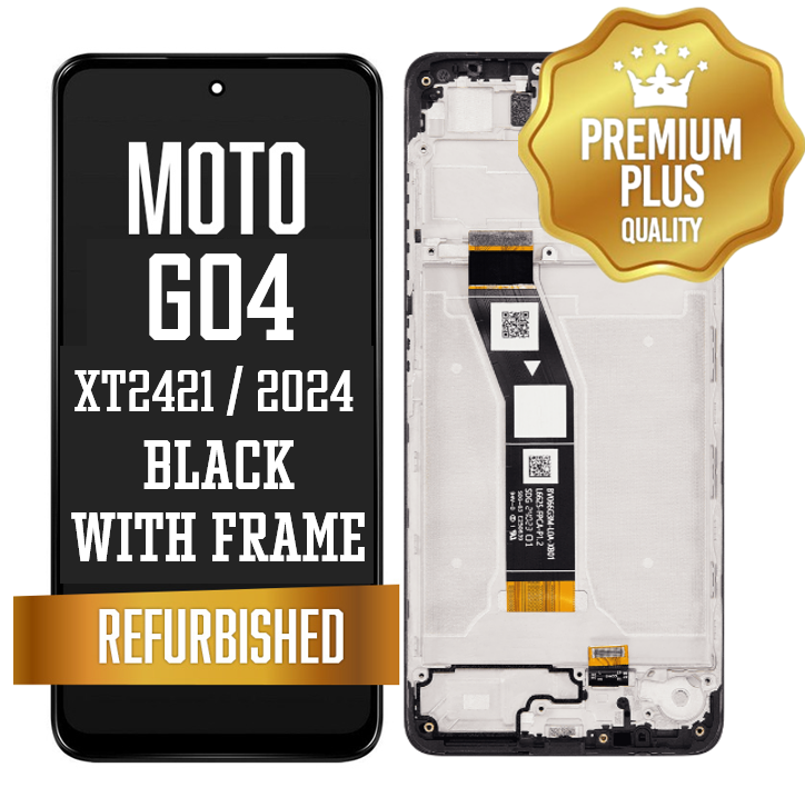 LCD Assembly with Frame for Motorola Moto G04 (XT2421 / 2024)