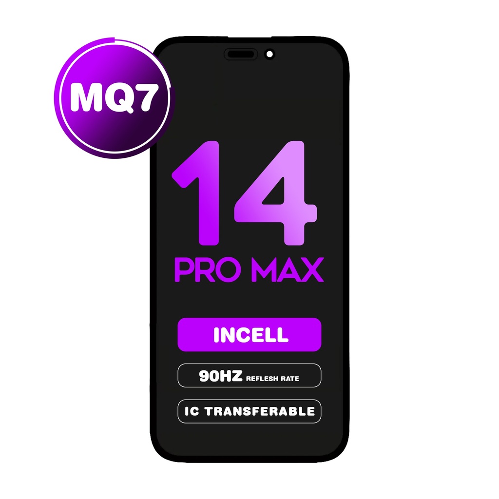 LCD Assembly for iPhone 14 Pro Max - 90 Hz (MQ7 /  Incell) / IC Transferable
