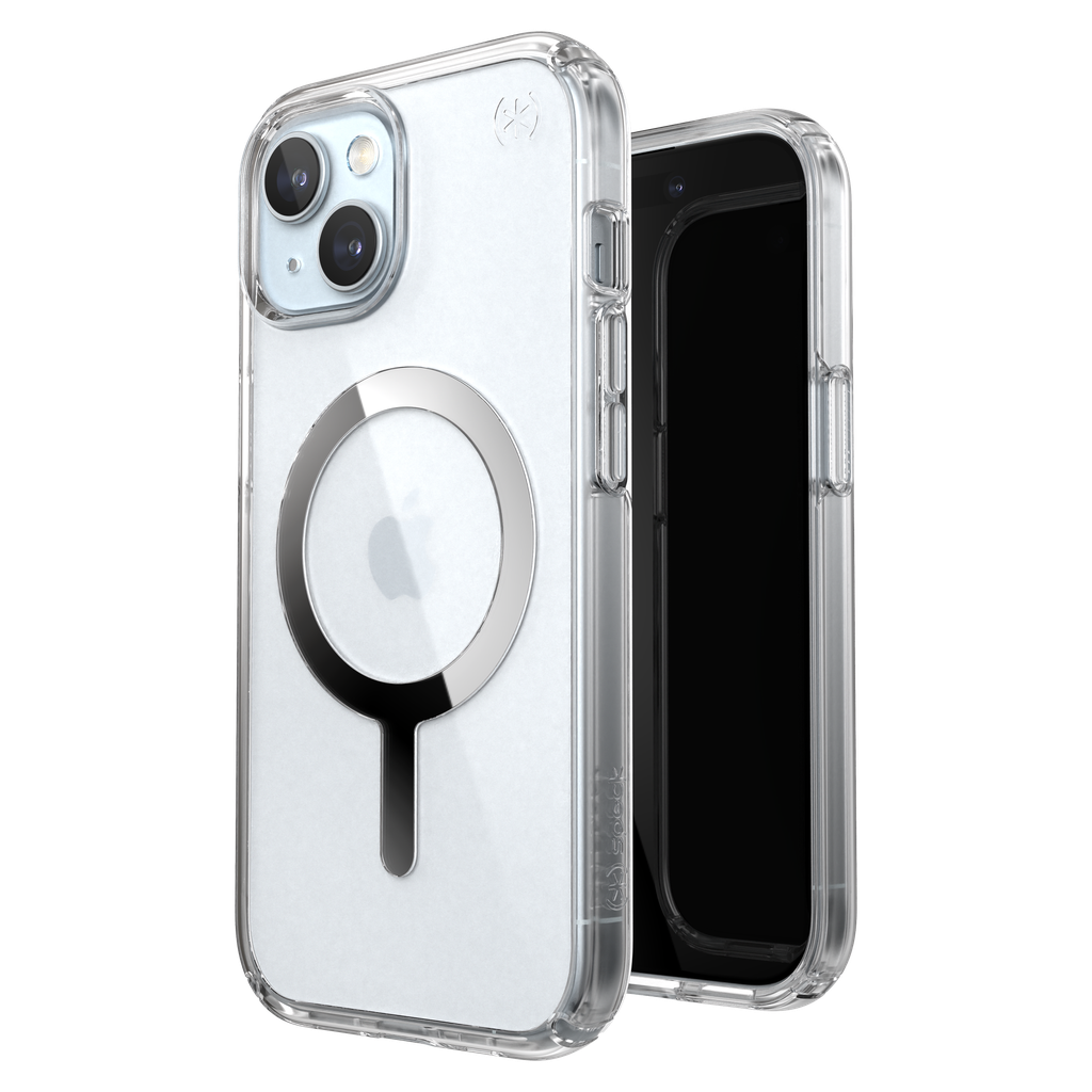 Speck - Presidio Clear Magsafe Case For Apple Iphone 15    /    Iphone 14    /    Iphone 13    /    Iphone 16e   /   Iphone 17e - Clear
