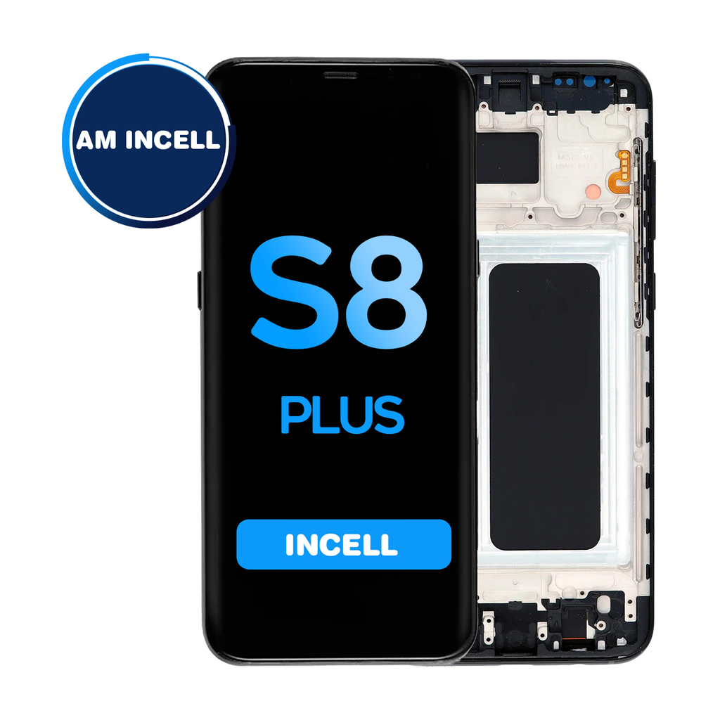 LCD Assembly for Samsung Galaxy S8 Plus (G955) with Frame - (Does not support Fingerprint) - Black (Aftermarket - Incell)