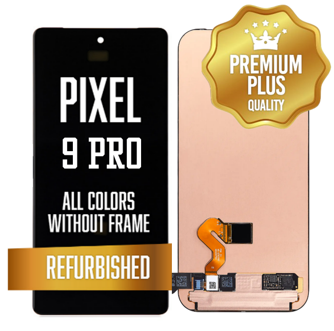 OLED Assembly for Google Pixel 9 Pro Without Frame (With Fingerprint Sensor) - All Colors (Premium)