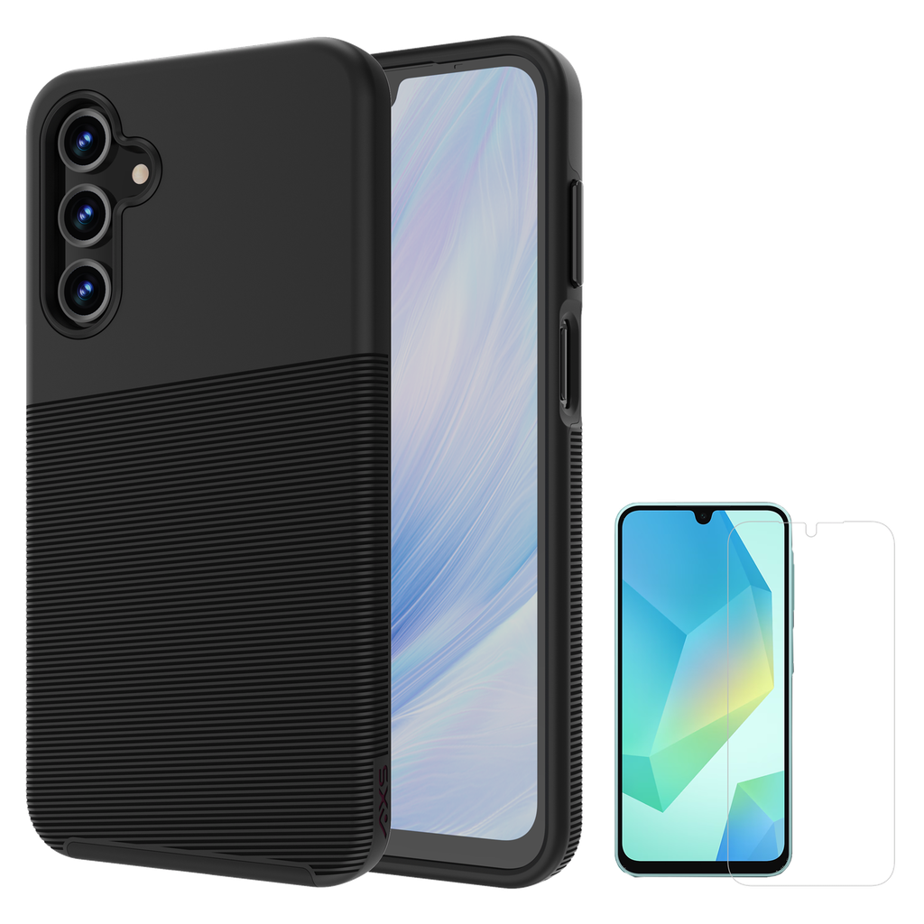 Axs - Protech Plus Case  Armorglass Protector For Samsung Galaxy A16 5g - Black