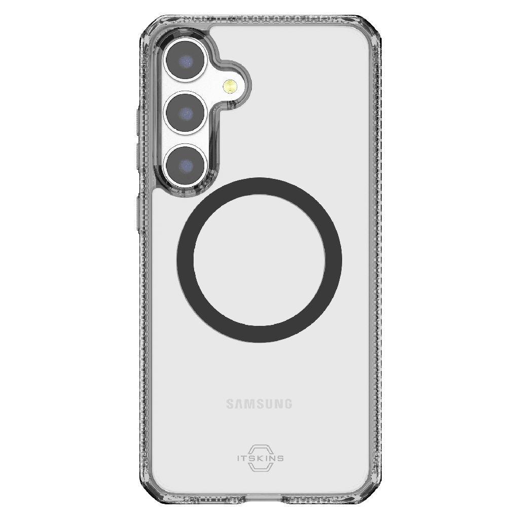 Itskins - Hybridr Clear Magsafe Case For Samsung Galaxy S25 - Smoke