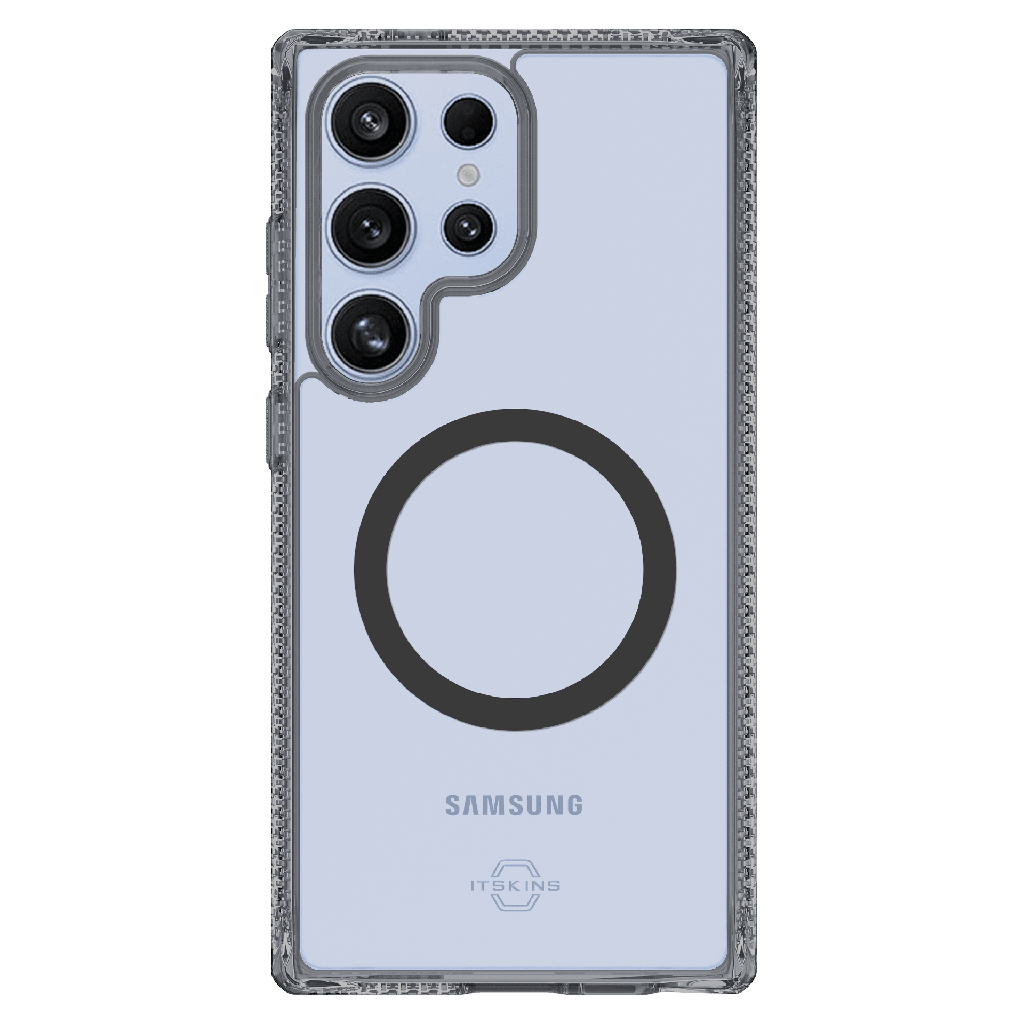 Itskins - Hybridr Clear Magsafe Case For Samsung Galaxy S25 Ultra - Smoke