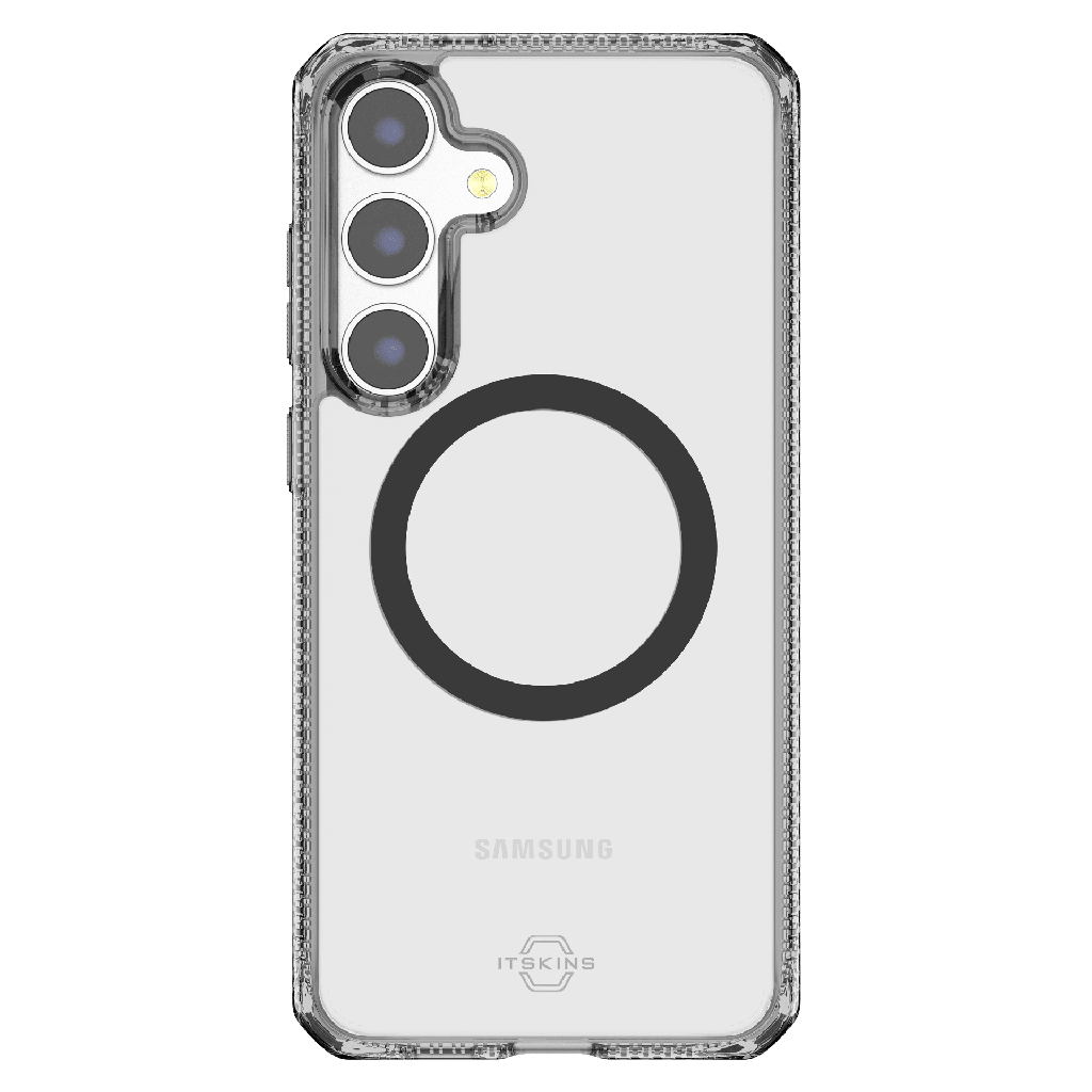 Itskins - Hybridr Clear Magsafe Case For Samsung Galaxy S25 Plus - Smoke
