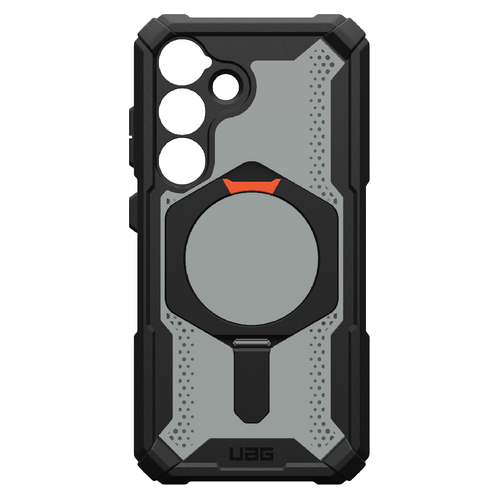 Urban Armor Gear Uag - Plasma Xte Case With Magnet For Samsung Galaxy S25 - Black And Orange