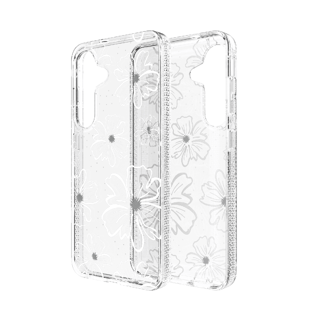 Zagg - Milan Case For Samsung Galaxy S25 - Floral White