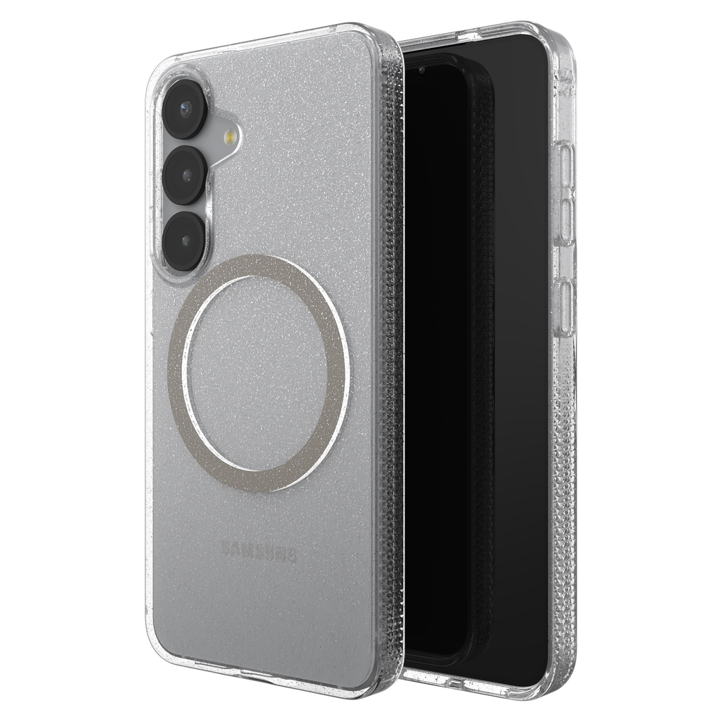 Zagg - Milan Snap Magsafe Case For Samsung Galaxy S25 - Glitter Starlight