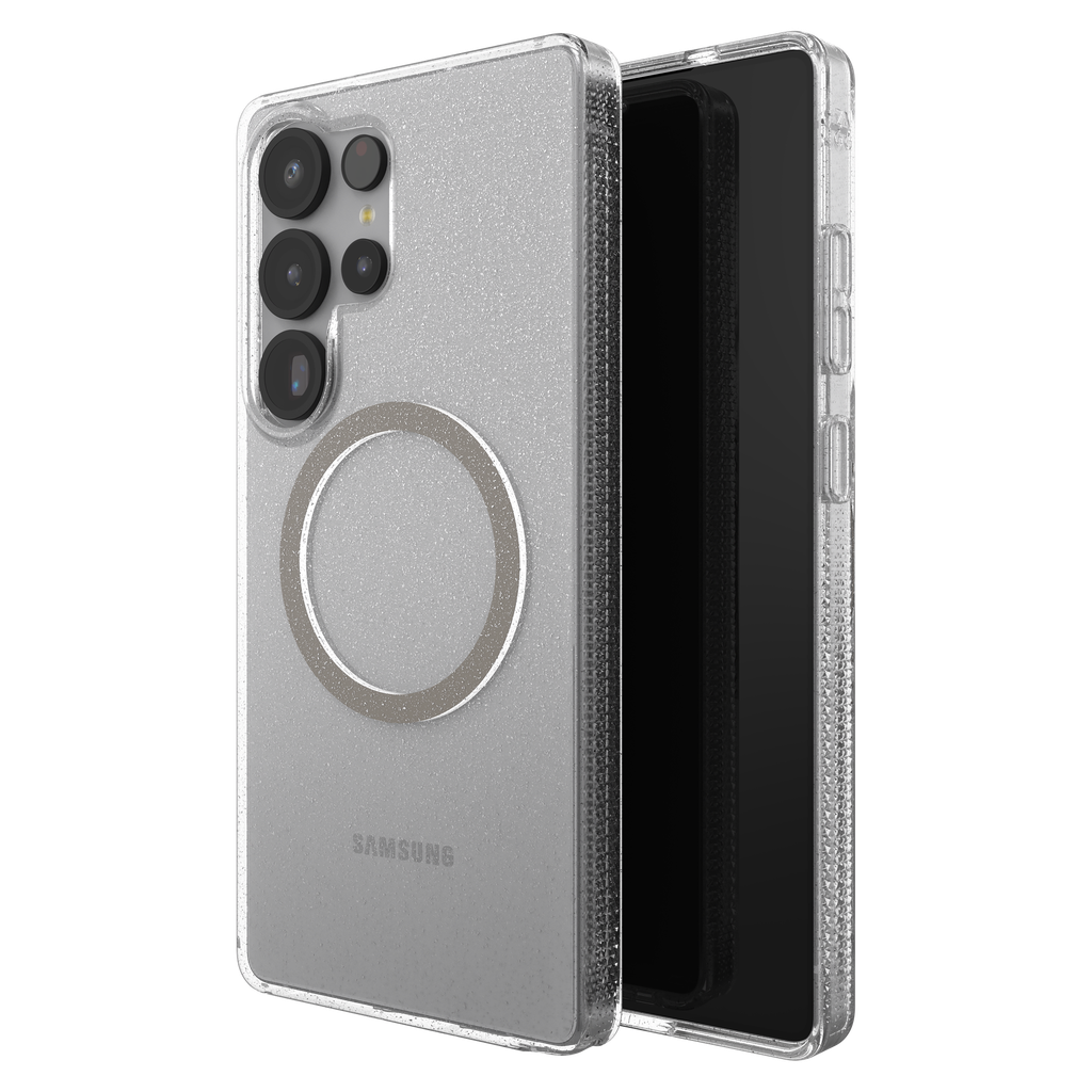 Zagg - Milan Snap Magsafe Case For Samsung Galaxy S25 Ultra - Glitter Starlight