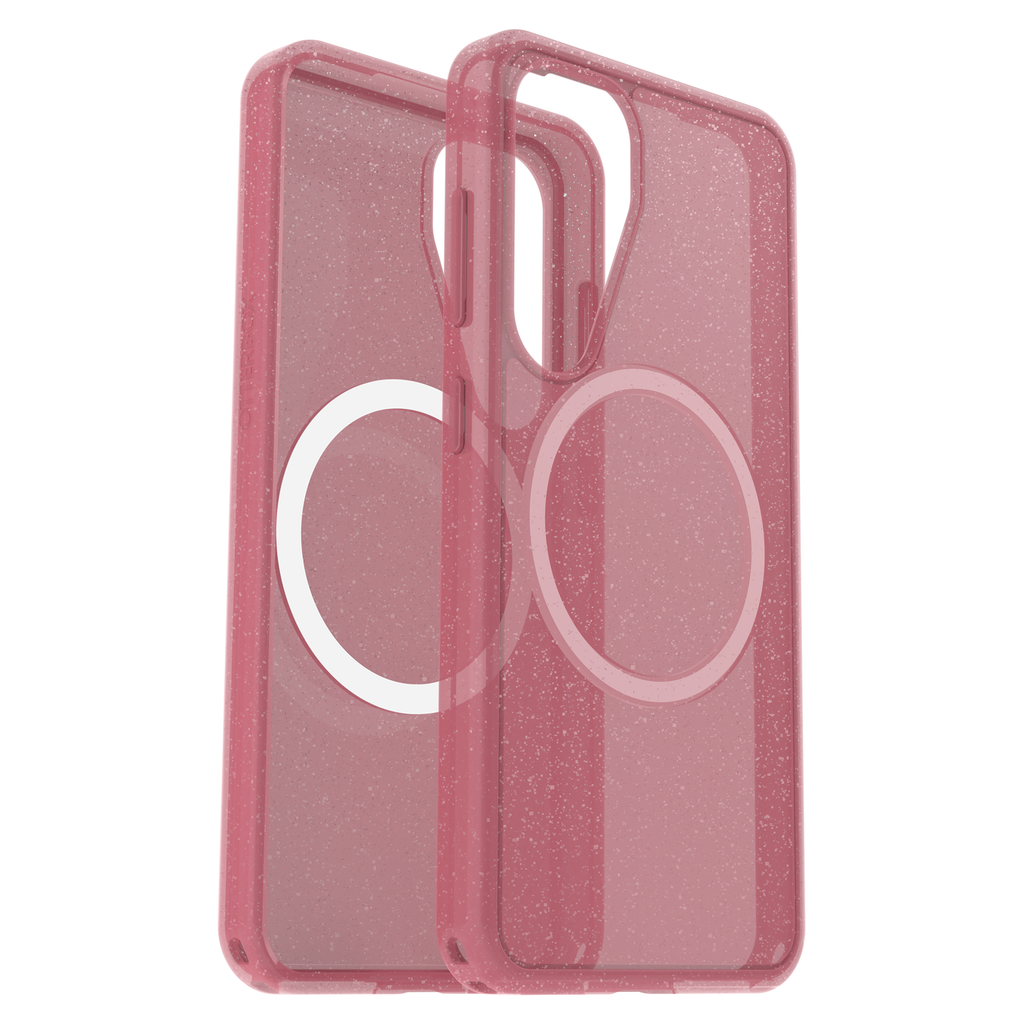 Otterbox - Symmetry Clear Magnetic Case For Samsung Galaxy S25 - Foxberry Pink