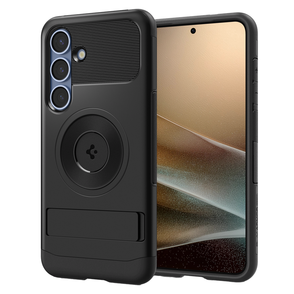 Spigen - Slim Armor Magfit Case For Samsung Galaxy S25 - Black