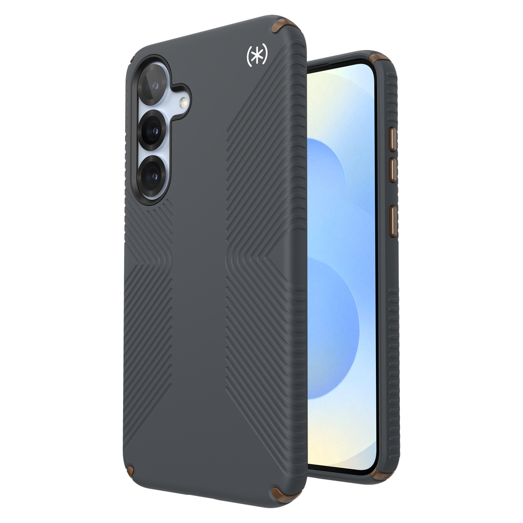Speck - Presidio2 Grip Case With Magnet For Samsung Galaxy S25 Plus - Charcoal Grey