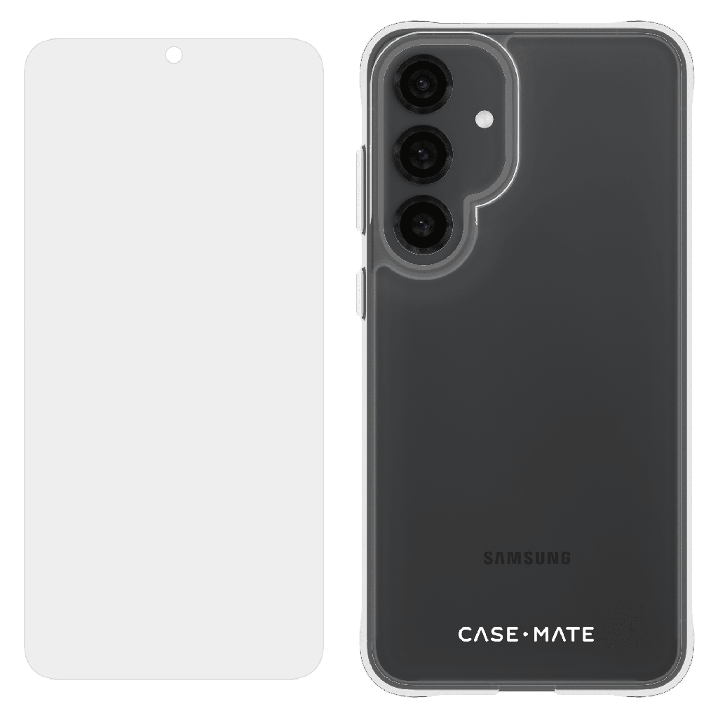 Case-mate - Protection Pack Tough Case And Flexishield Screen Protector For Samsung Galaxy S25 Plus - Clear