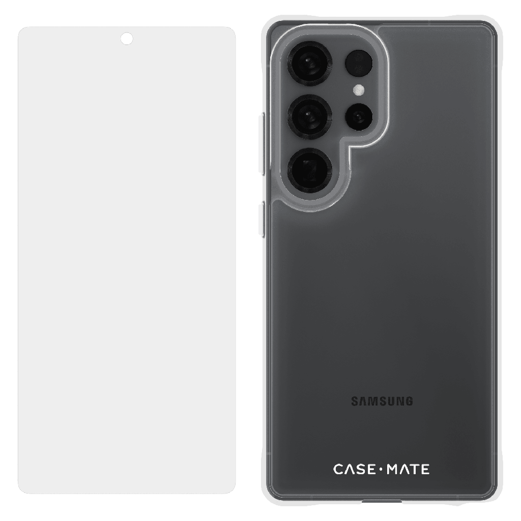 Case-mate - Protection Pack Tough Case And Flexishield Screen Protector For Samsung Galaxy S25 Ultra - Clear