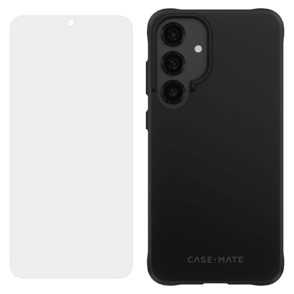 Case-mate - Protection Pack Tough Case And Flexishield Screen Protector For Samsung Galaxy S25 Plus - Black