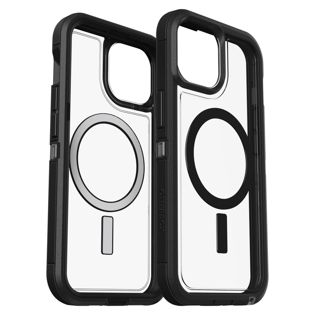 Otterbox - Defender Pro Xt Clear Case For Apple Iphone 15    /    Iphone 14    /    Iphone 13   /   Iphone 16e - Dark Side