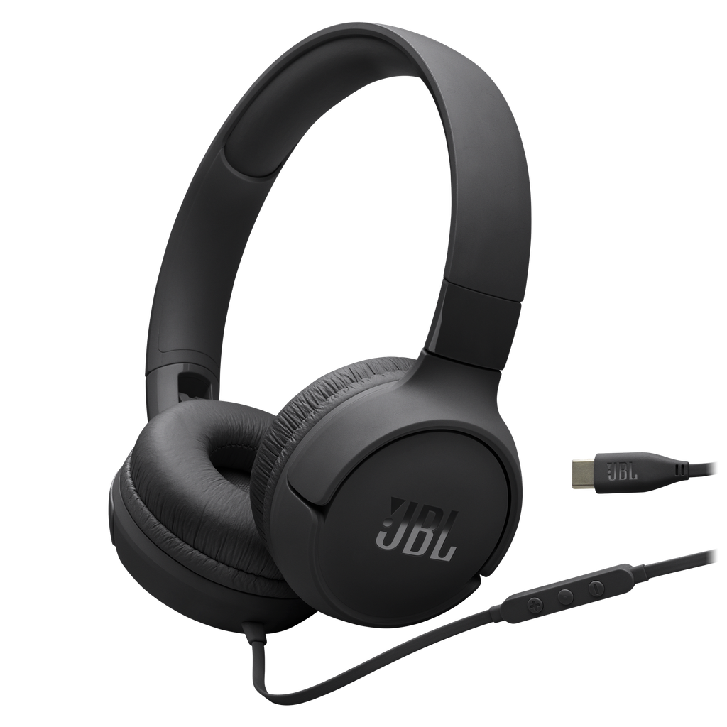 Jbl - Tune 520c On Ear Wired Headphones - Black