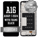 OLED Assembly For Samsung Galaxy A16 5G 2024 (A166P - Verizon Version) with Frame - Black (Premium)