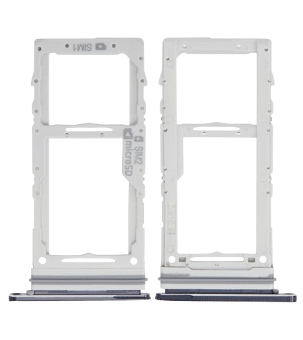 Dual Sim Card Tray For Samsung Galaxy S20 / S20 Plus / S20 Ultra 5G (Cosmic Black) (Premium)