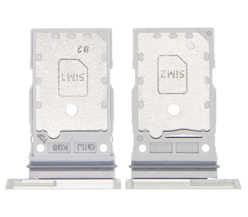 Dual Sim Card Tray For Samsung Galaxy S21 FE 5G (White) (Premium)