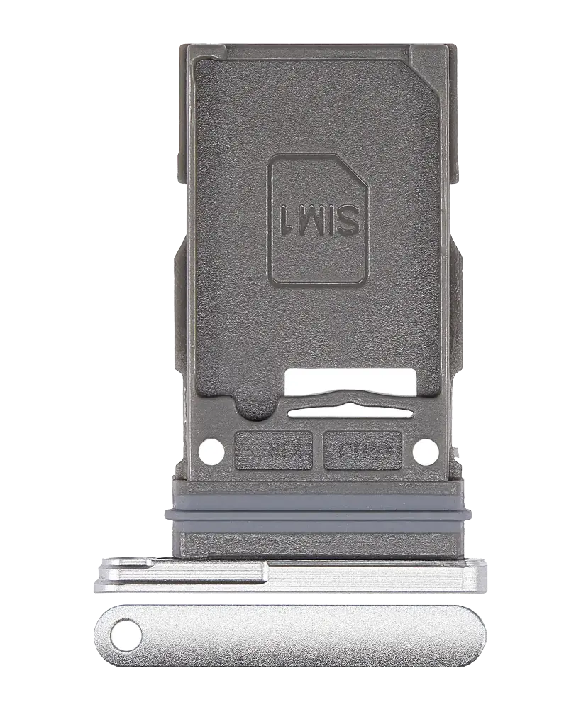 Single Sim Card Tray For Samsung Galaxy S21 FE 5G (White) (Premium)