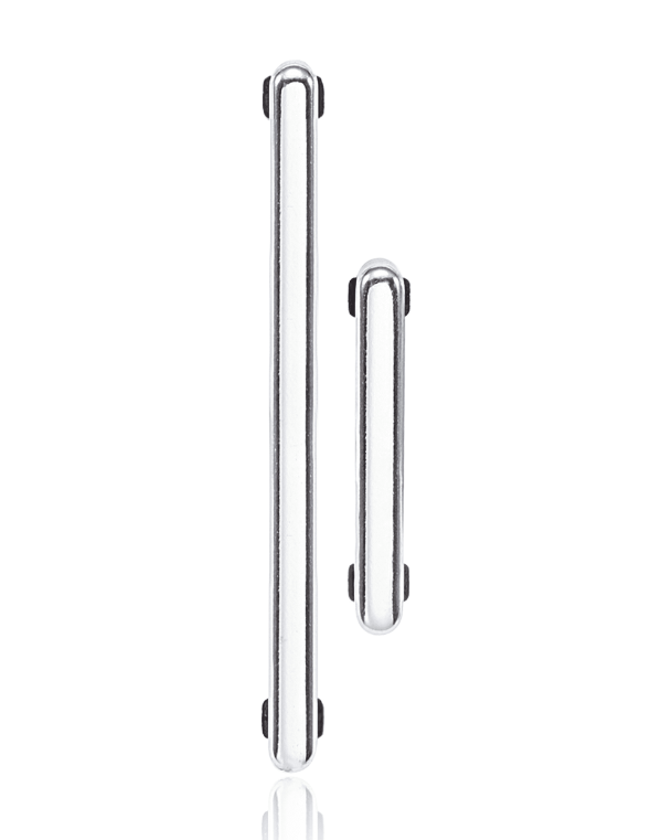 Hard Buttons (Power / Volume) For Samsung Galaxy S21 Plus (Phantom Silver) (Premium)