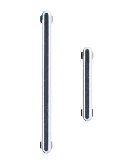 Hard Buttons (Power / Volume) For Samsung Galaxy S21 Ultra (Phantom Silver) (Premium)