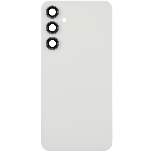 Back Cover Glass With Camera Lens For Samsung Galaxy S23 FE 5G (No Logo) (Cream)