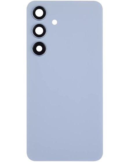 Back Cover Glass With Camera Lens For Samsung Galaxy S24 5G (No Logo) (Sapphire Blue)