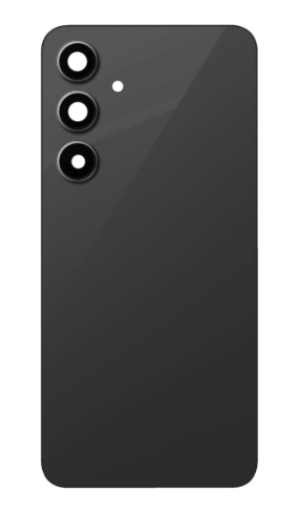 Back Cover Glass With Camera Lens and Adhesive For Galaxy S24 FE (No Logo) (Graphite)