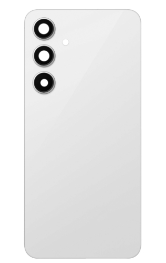 Back Cover Glass With Camera Lens and Adhesive For Samsung Galaxy S24 FE (No Logo) (Gray)