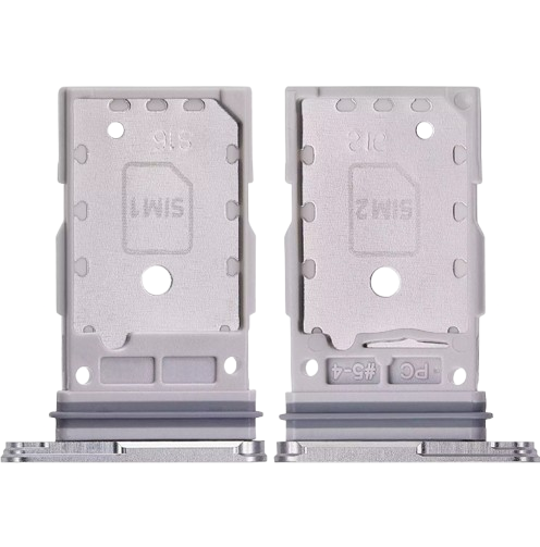 Dual Sim Card Tray For Samsung Galaxy S24 FE 5G (Premium) (Gray)