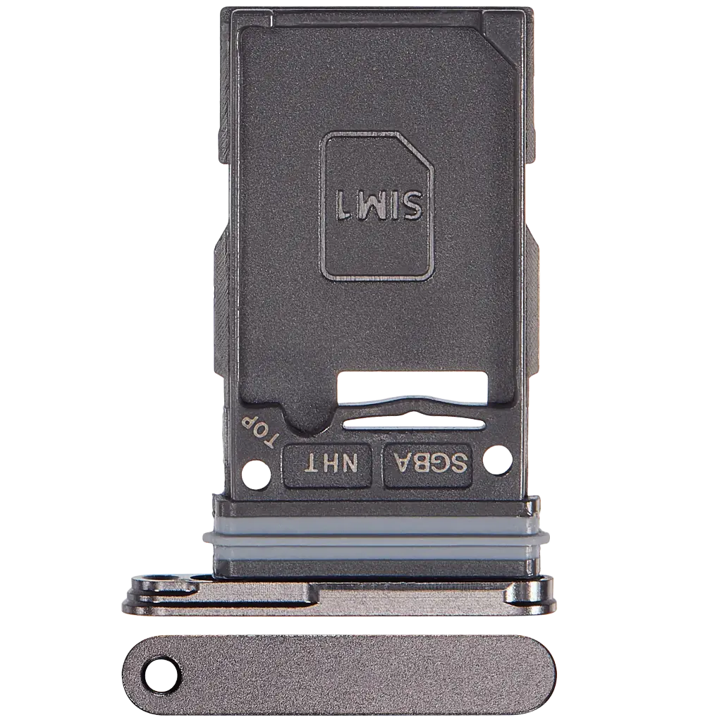 Single Sim Card Tray For Samsung Galaxy S24 FE 5G (Premium) (Graphite)