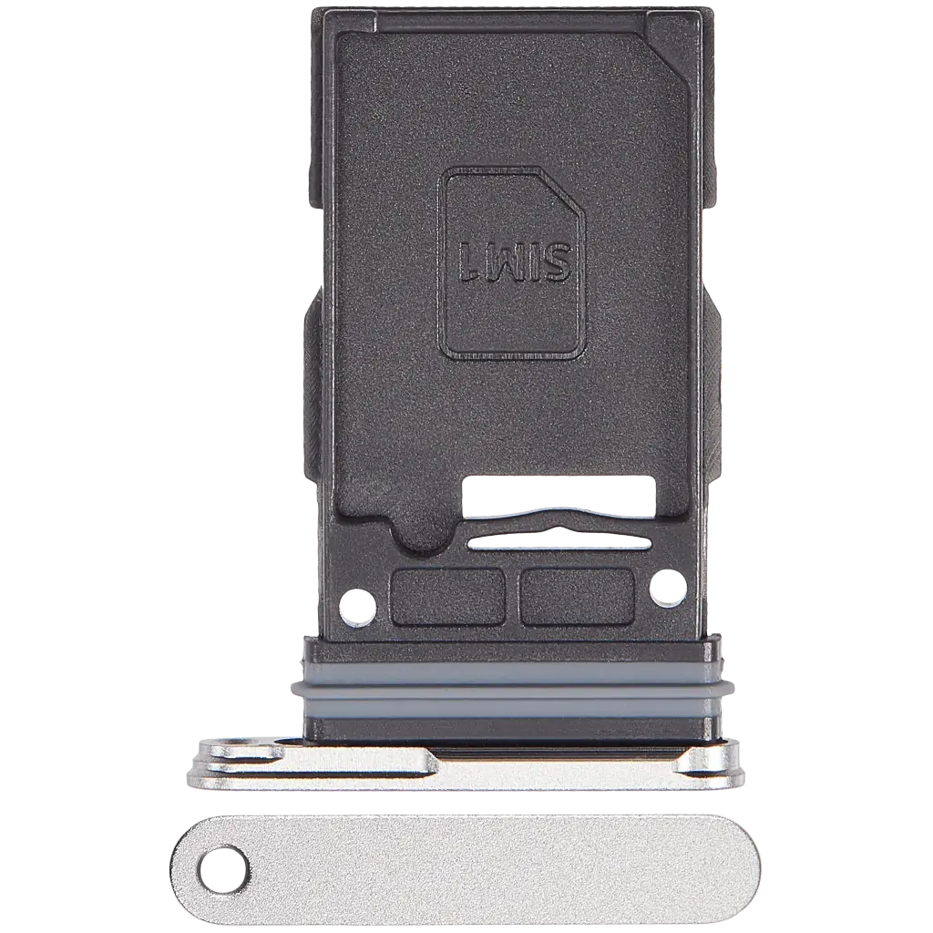 Single Sim Card Tray For Samsung Galaxy S24 FE 5G (Premium) (Gray)